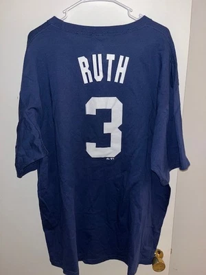 Мужская футболка игрока Majestic New York Yankees Babe Ruth размер 2XL  - Изображение 1 из 4