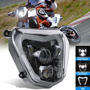 LED Headlight Day Running Light DRL Lamp For 690 Duke 2012-2019 690R 2013-2017 - Picture 1 of 8