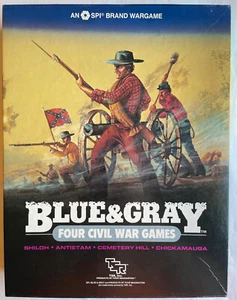 Blue & Gray Game Four Civil War Battles TSR PUNCHED G - Picture 1 of 7