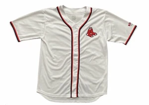 MLB Boston Red Sox Jungen Team Trikot Gr. XL 16-18 weiß Shirt XLarge *Beschädigung - Bild 1 von 11
