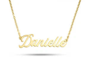 Personalised 925 Silver Name Necklace  • Customised Jewellery Gift For Her • - Picture 1 of 10