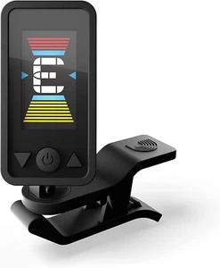 D'Addario Accessories Rechargeble Guitar Tuner - Eclipse Headstock Tuner - Clip - Picture 1 of 3