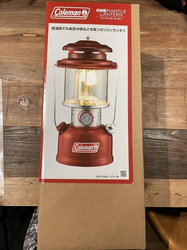 Coleman Lantern Gasoline Lantern One Mantle Lantern Red 2164001 169