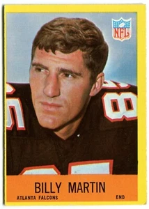 1967 Philadelphia #6 Billy Martin Atlanta Falcons - Foto 1 di 2