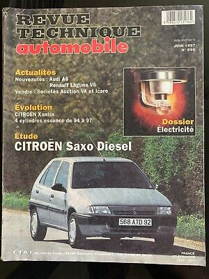 Revue Technique Automobile RTA 6/1997; Citroën Saxo Diesel/ Dossier Electrique • 7€