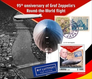 2025 04 - LIBERIA  - GRAF ZEPPELIN  95TH     1V  complet set  MNH ** T - Picture 1 of 1