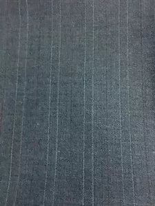 Vintage grey worsted wool blend skirt/pants fabric 1yd 12" cut x59" - Picture 1 of 2