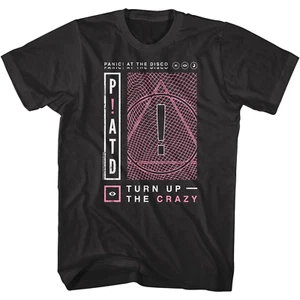 Panic At the Disco Turn Up The Crazy Men's T Shirt - Picture 1 of 4