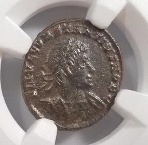Constantius II Roman Empire BI Nummus AE3/4 NGC XF Ancient Epfig Hoard Pedigree - Picture 1 of 12