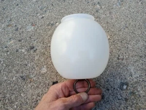 Vintage retro weighted pull-down light fixture replacement globe - 3.25" fitter - Picture 1 of 4