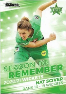 2021 / 22 Cricket Traders Season To Remember (STR20) Nat SCIVER Stars - Picture 1 of 1