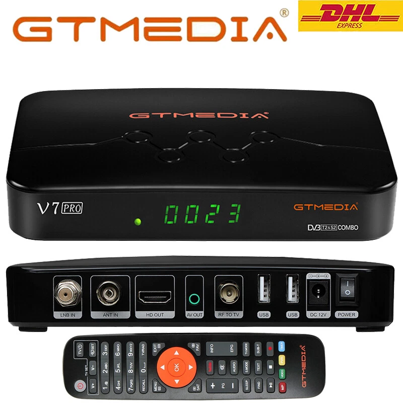 GTMEDIA HD Satellitare Terrestre Combo Ricevitore DVB-S/S2/S2X/T/T2 H.265 PVR