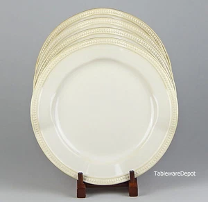 Set of 2 Dinner Plates, SUPERB Condition! Oneida Emme Ivory - Picture 1 of 3
