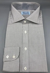 HILDITCH & KEY Black & White Fine Check Shirt, UK:16,5, EU:42, UVP:175£ - Bild 1 von 12