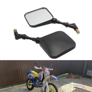 2pcs For Suzuki DR 650 350 200 250 DRZ400 Rearview Mirror 8mm 10mm Moped Scooter - Picture 1 of 6