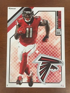 JULIO JONES Atlanta Falcons w/ Logo 2018 NFL Fathead Mini / Tradeable #11 NEW - Picture 1 of 2