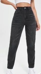 Shein schwarzes Wash Mom Jeans XXS 6 - Bild 1 von 3