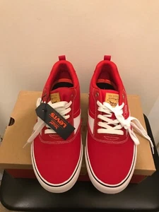 Levis Size 8.5 Red and White Womens Sneakers - Picture 1 of 6
