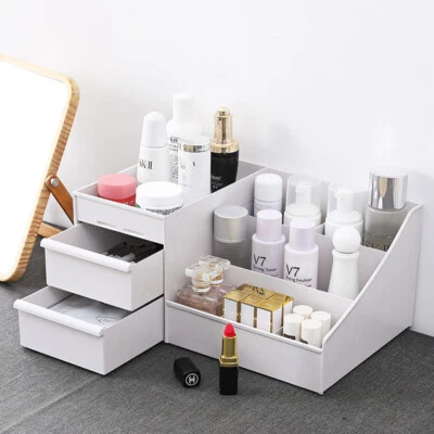 BEST-FURNITUREUK Desktop Beauty Makeup Organiser Storage Drawer Cosmetic Case Jewelry Box Bedroom