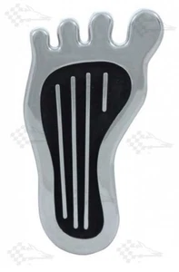Chrom Bare Foot Dimmer Schalter Abdeckung Pad/Pedal - Bild 1 von 1