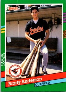 1991 Donruss Baseball 668 Brady Anderson