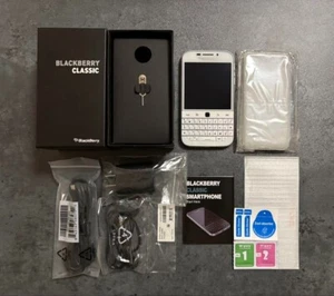 BlackBerry Classic Q20 SQC100-1 – Factory Unlocked GSM Smartphone (White) - Picture 1 of 5