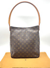 Authentic  Louis Vuitton Monogram Looping GM M51145  Shoulder Bag NS050226