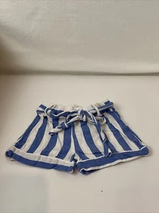 GIRLS SHORTS  RARE EDITIONS 2T WHITE BLUE STRIPS. - Picture 1 of 8