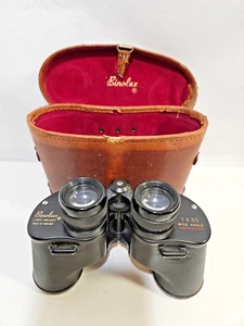 Jumelles vintage Binolux 7 x 35 grand angle légères et étui avec boussole - Photo 1/10