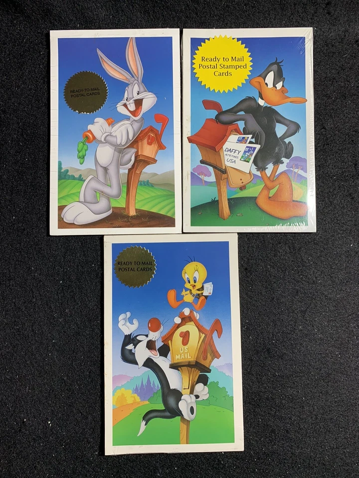 U.S. Stamps SC #UX281, UX291, UX304. 30 Looney Tunes Postal Cards - Image 1 of 1