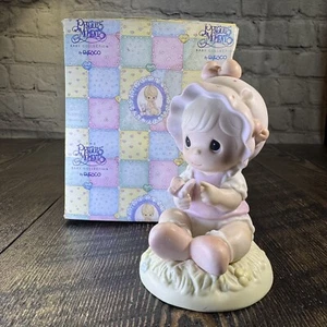 Precious Moments We Are God’s Workmanship Blonde Girl With Butterfly 272434 - Picture 1 of 20
