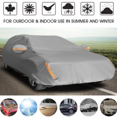 Cubierta Completa de Coche Impermeable Todo Clima SUV Protección Lluvia Nieve Resistente al Polvo EE. UU. Foto 1 de 4