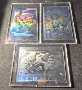 1991 Marvel Universe Serie 2 Hologramme H-2 H-3 H-5 Punisher/HULK/Fantastic 4 - Bild 1 von 5