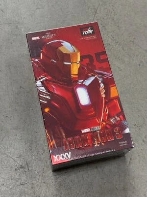 Figura de acción ZD-MK35: ZD Toys Marvel Iron Man Mark 35 MK35 XXXV Red Snapper 7" Foto 1 de 2