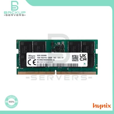 HMCG78AGBSA095N Hynix 16GB 5600MHz PC5-44800 262Pin CL46 1Rx8 Unbuffered Memory - Image 1 of 3