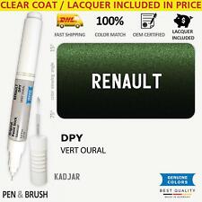 DPY Touch Up Paint for Renault Black KADJAR VERT OURAL Pen Stick Scratch Chip Fi