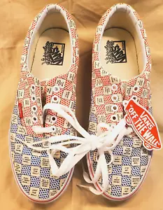 Vans Herren Journeys Schuhe Größe 9,5 selten 2014 Schachbrett Punkte & Zitate Turnschuhe - Bild 1 von 10