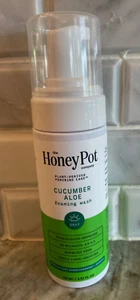 Honey Pot Foaming Feminine Wash, Cucumber Aloe, 5.51 fl oz (163 ml) - Picture 1 of 2