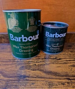 Barbour Wax Thornproof Dressing 200ml Tin Wax Jacket Water Proofer - Picture 1 of 2
