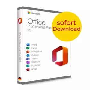 MS Office 2021 Professional Plus Vollversion Key Sofort Email Versand Download - Bild 1 von 3