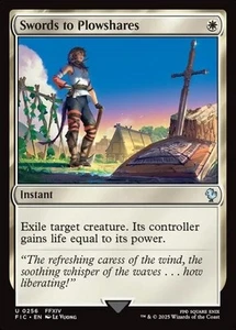 MTG - SWORDS TO PLOWSHARES - Final Fantasy Com (U) - Bild 1 von 1