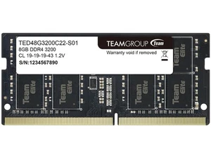 Team Elite 8GB 260-Pin DDR4 SO-DIMM DDR4 3200 (PC4 25600) Laptop Memory Model - Picture 1 of 2
