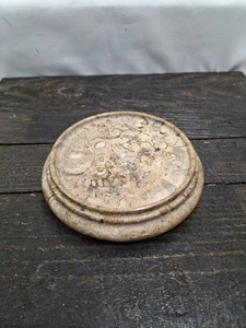 Pflanzenständer/Kerzenhalter/Aufsteller aus Stein gefleckter Jaspis - Bild 1 von 16