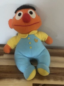 Peluche Sesame Street Playskool bambino Ernie vintage - Foto 1 di 11