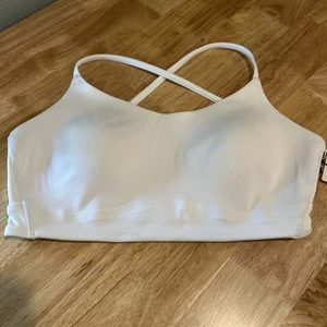Reggiseno sportivo donna Calia Energize schiena incrociata medio bianco traspirante - Foto 1 di 8