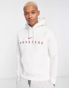 Croatia Nike Football/Soccer Hoodie White 2022 World Cup - Size XL - NWT! - Picture 1 of 8