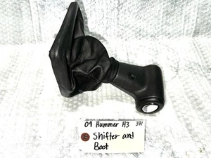 2006-2010 HUMMER H3 TRANSMISSION GEAR SHIFT SHIFTER KNOB HANDLE & BOOT OEM - Picture 1 of 15