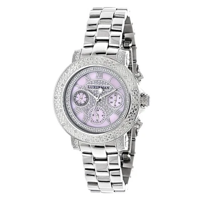 Reloj Mujer Acero Inoxidable Diamante | Luxurman Montana 36 mm Foto 1 de 4