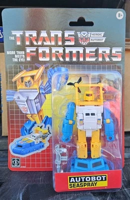 Transformers SEASPRAY Retro Generations MISB sealed deluxe Walmart IN HAND - Image 1 of 4