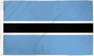 Botswana 2x3ft Poly Flag International Batswana Country National Flag - Picture 1 of 3